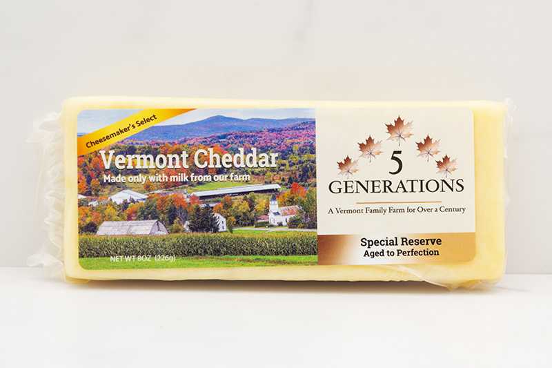 5 Generations Creamery Special Reserve Cheddar - 8 oz.