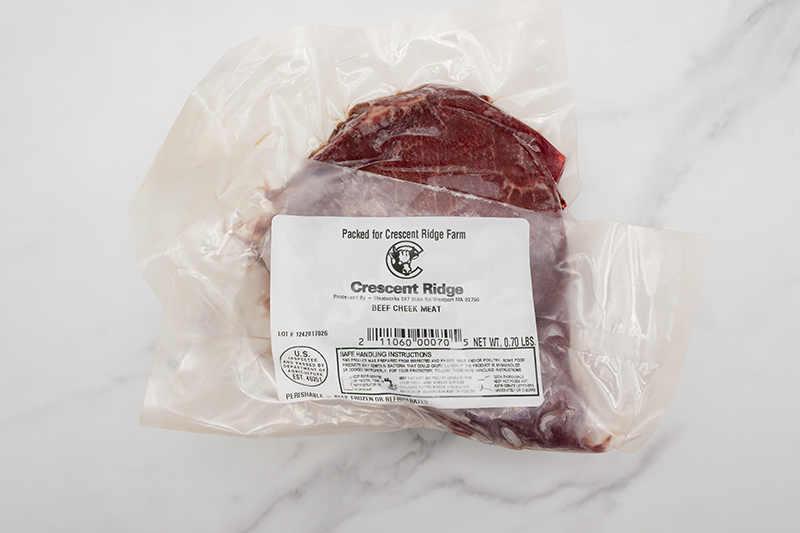 Beef Cheek Meat (frozen) approx 0.7 lbs.