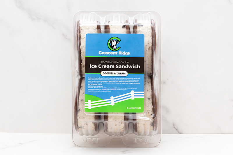 Cookies & Cream Ice Cream Sandwiches (Package of 6)