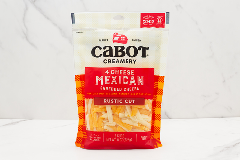 Cabot 4 Cheese Mexican Shredded Cheese - 8 oz.