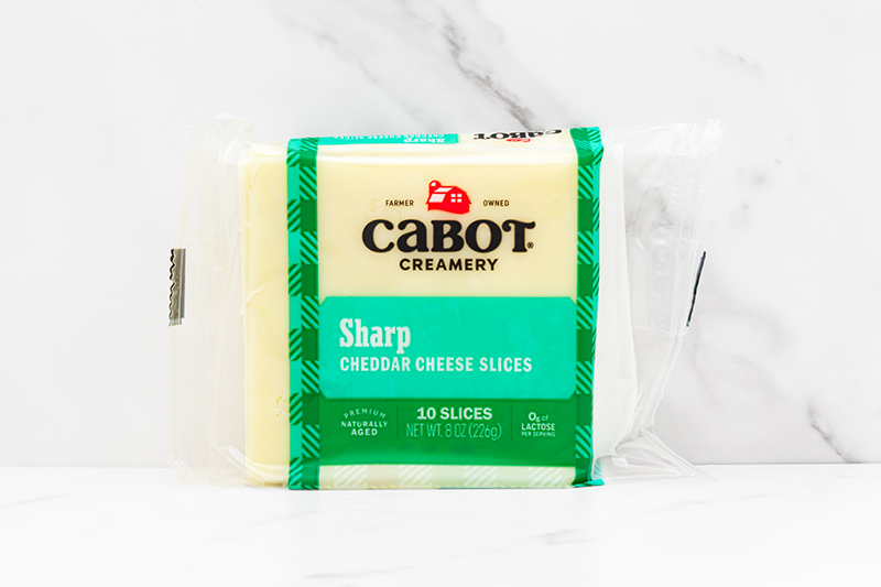 Cabot Sharp Cheddar Cheese Slices - 8 oz.