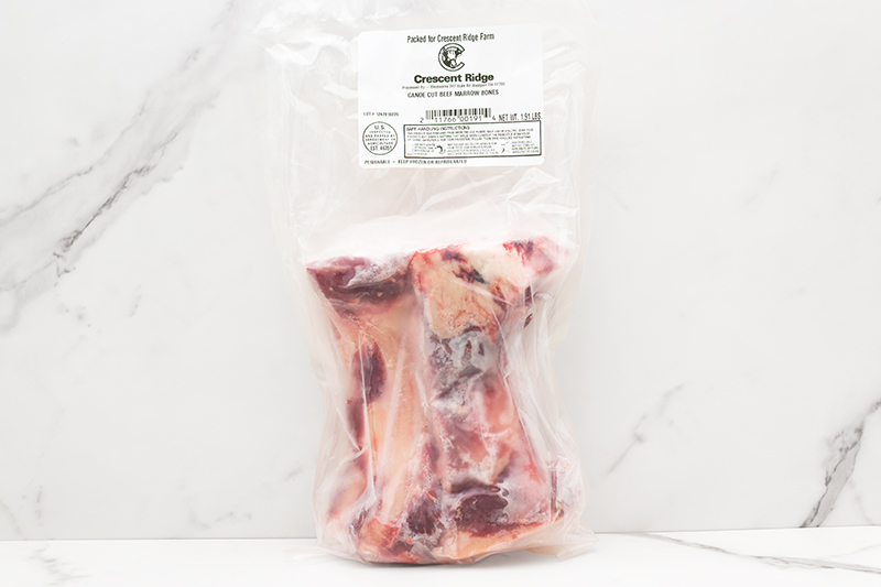 Canoe Cut Beef Marrow Bones - approx. 1.8 lbs. (Frozen)