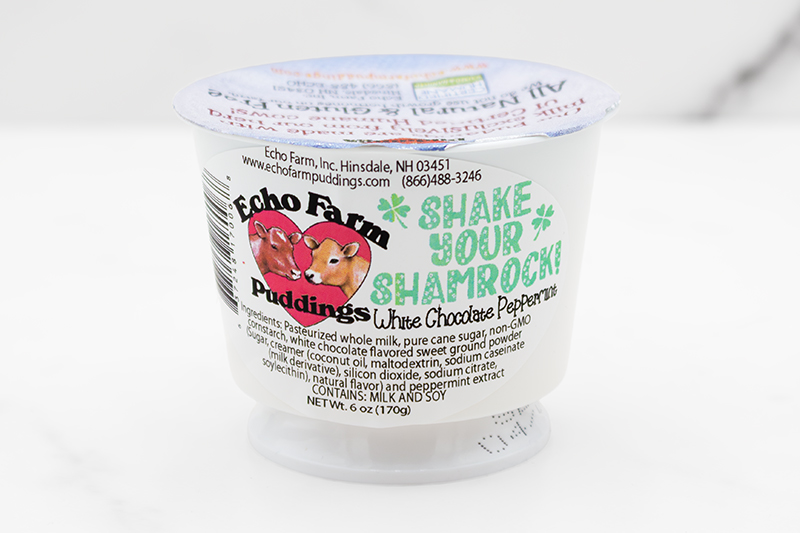 Echo Farm Pudding St. Patrick's Day Pudding - 6 oz.