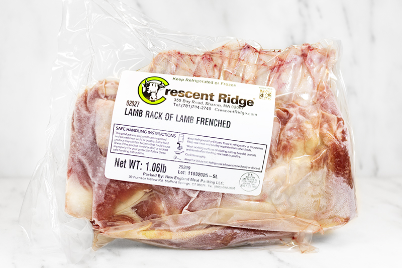 Frenched Rack of Lamb (frozen) .85 to 1.1 lbs.