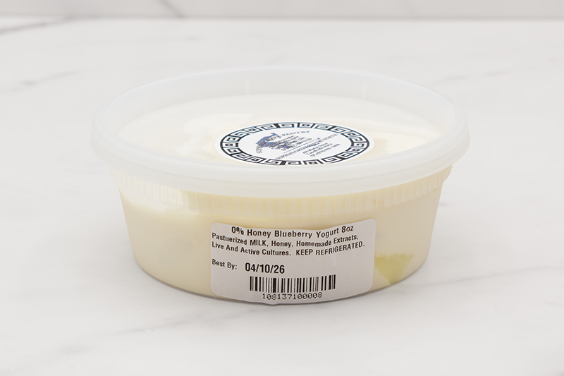 Sophia's 0% Fat Honey Blueberry Greek Yogurt - 8 oz.