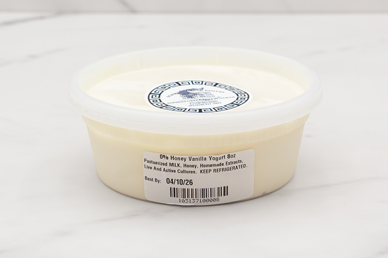 Sophia's 0% Fat Honey Vanilla Greek Yogurt - 8 oz.