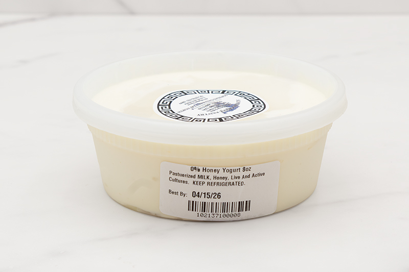 Sophia's 0% Fat Honey Greek Yogurt - 8 oz. 