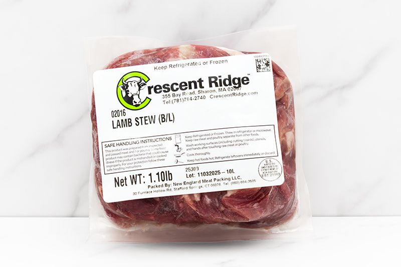 Lamb for Stewing (boneless) approx. .9lbs.