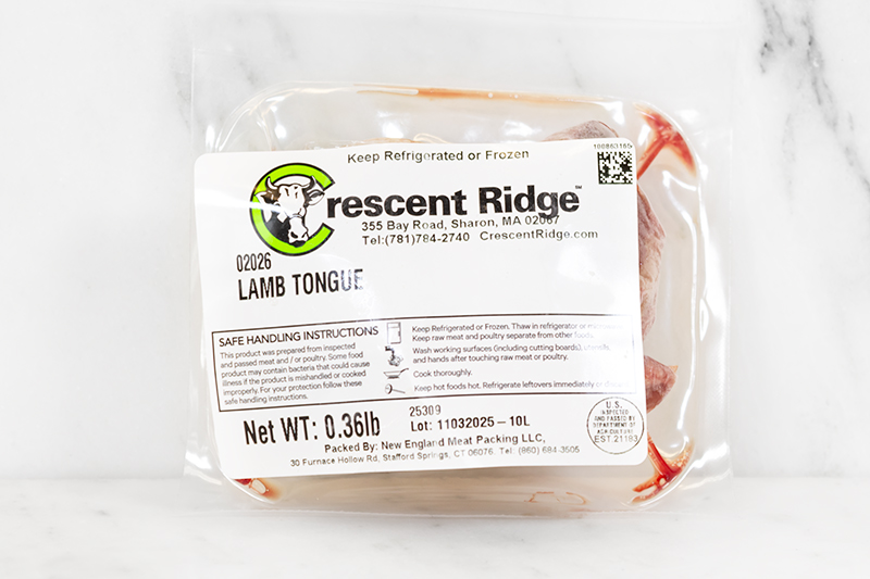 Lamb Tongue (frozen) .25lb