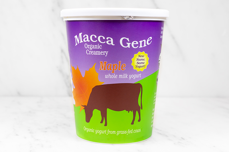 Macca Gene Organic Creamery Whole Maple Yogurt - 32 oz.