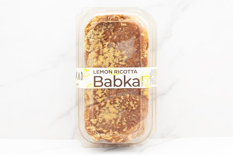 NAVAD Bakers Lemon Ricotta Babka -17 oz. (frozen)