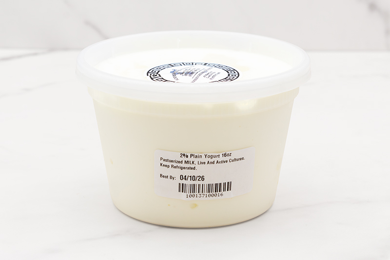 Sophia's 2% Fat Plain Greek Yogurt - 16 oz.
