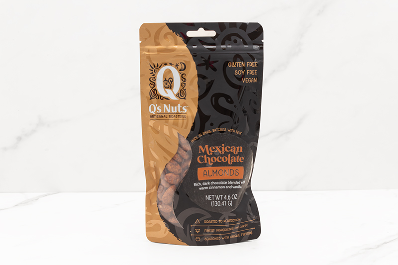 Q's Nuts Mexican Chocolate Almonds - 5 oz. 
