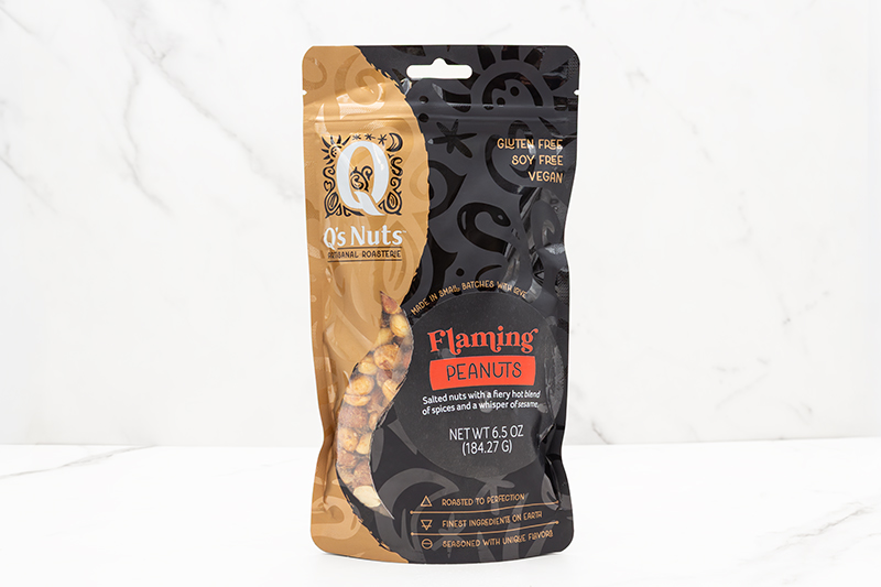 Q's Nuts Flaming Peanuts - 7 oz.