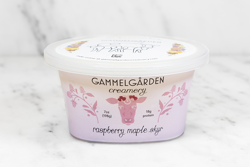 Gammelgarden Creamery Raspberry Maple Skyr - 7 oz.
