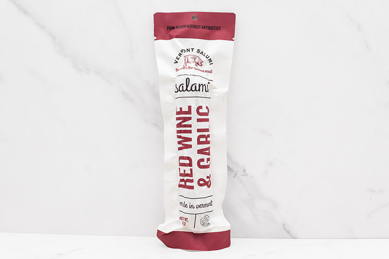 Vermont Salumi Red Wine & Garlic Salami - 4 oz.