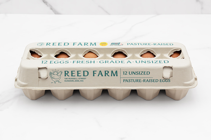 Reed Farm Pasture Raised Eggs Unsized - 1 dozen