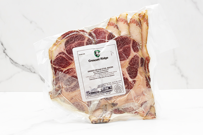Smoked Cottage-Style Bacon - approx. 1 lb 