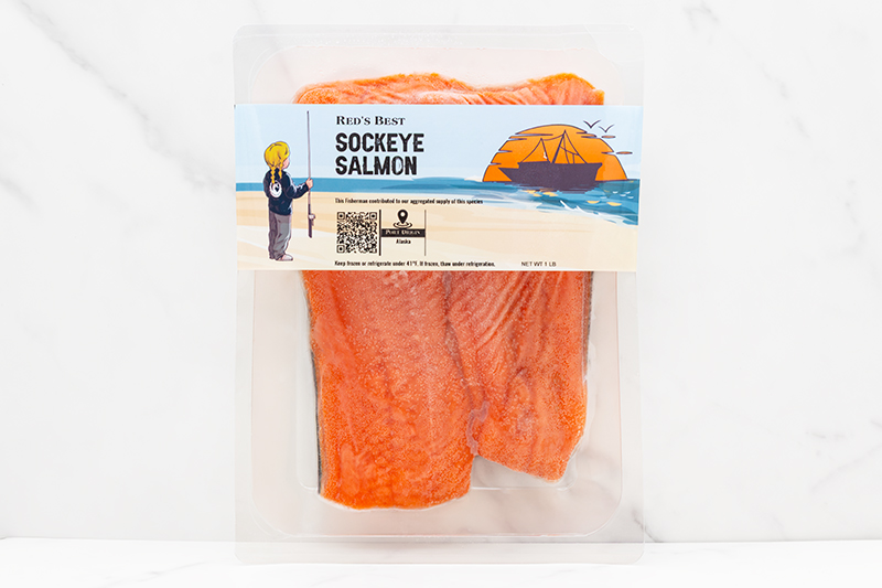 Red's Best Sockeye Salmon - 1 lb. (frozen)