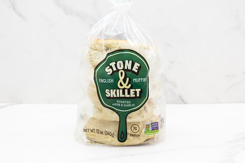 Stone & Skillet Herb & Garlic English Muffins (4 pack)