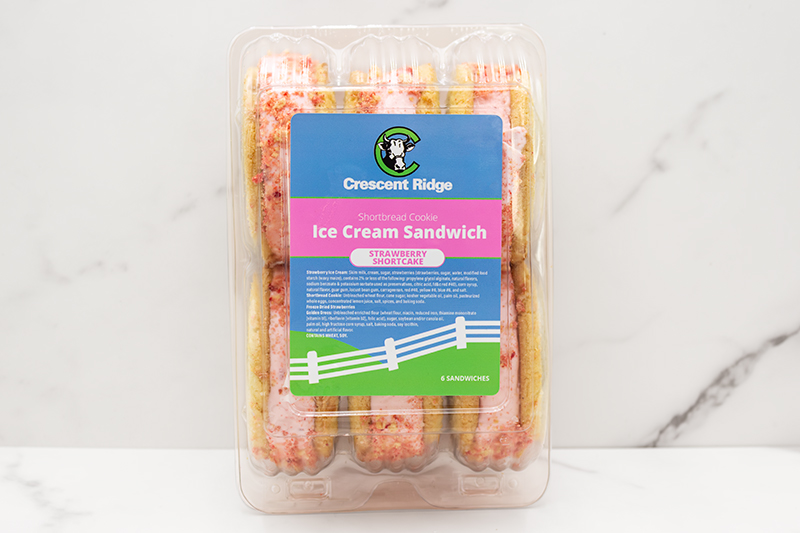 Strawberry Shortcake Ice Cream Sandwiches - 6 pk.