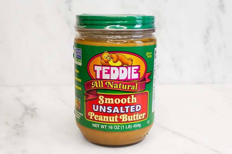 Teddie All Natural Smooth UNSALTED Peanut Butter - 16 oz. 
