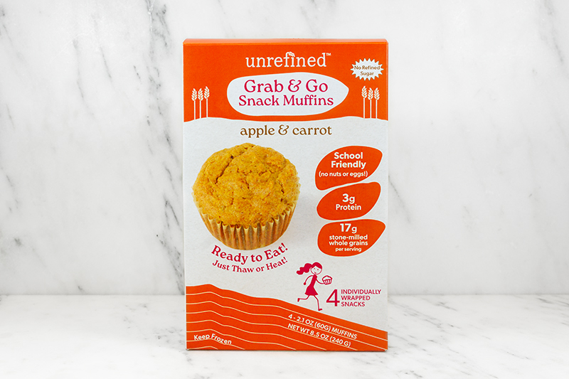 Unrefined Food Co. Apple & Carrot Muffin - 4 pack