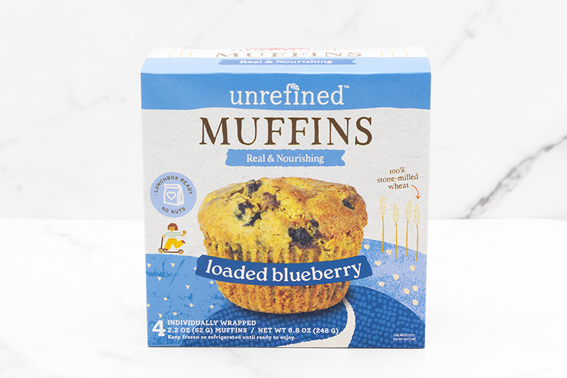 Unrefined Food Co. Blueberry Muffin - 4 pack