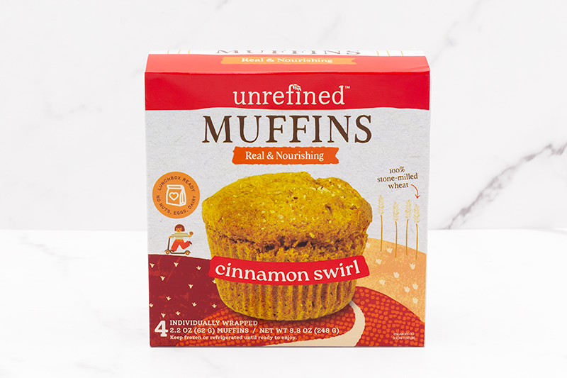 Unrefined Food Co. Cinnamon Swirl Muffin - 4 pack