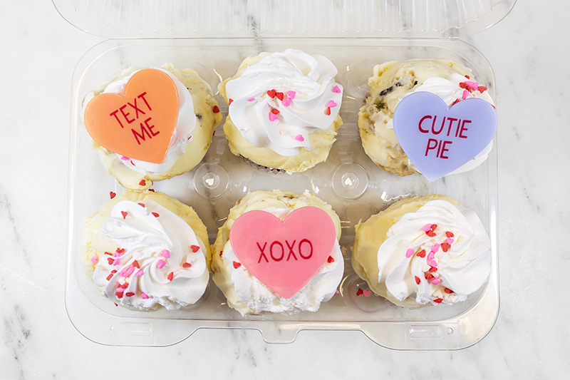 Valentines Ice Cream Cupcakes - 6 pk.