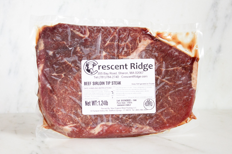 Beef Sirloin Tip Steak-Frozen-approx 1.25 lbs.