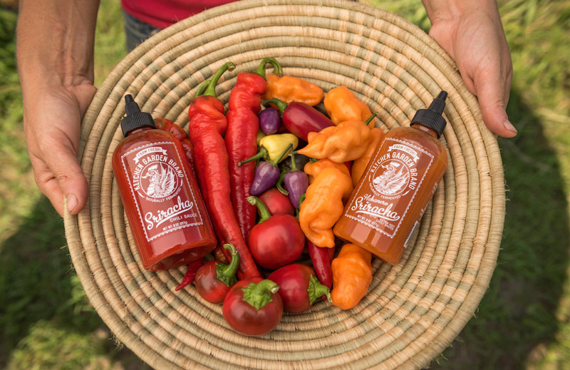 Sriracha & Salsa — The Kitchen Garden