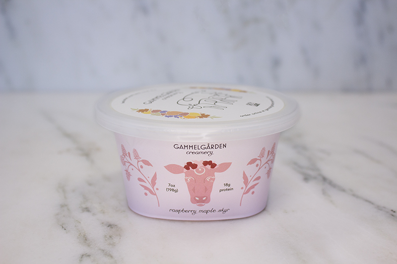 Gammelgarden Creamery Raspberry Maple Skyr - 7 oz.