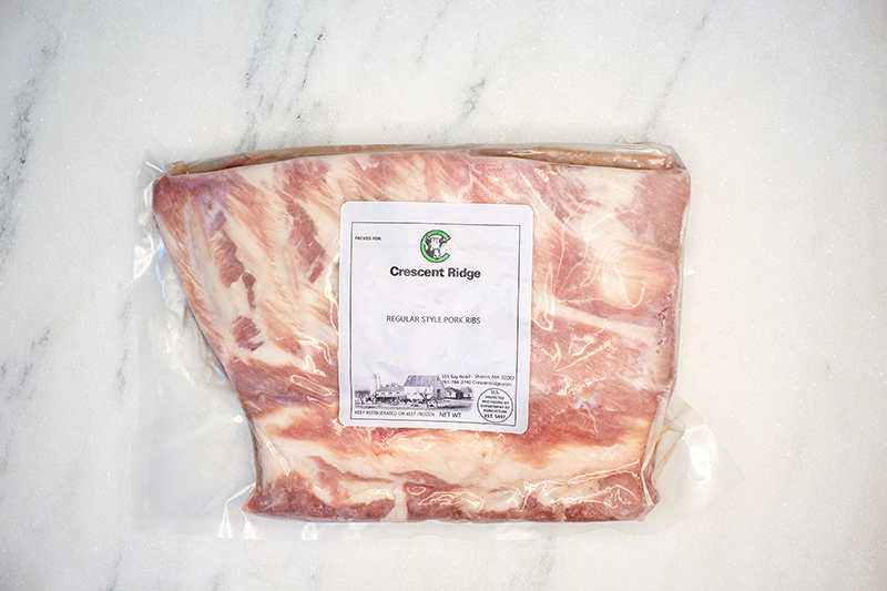 Pork Regular Style Ribs (frozen) approx. 1 lb.