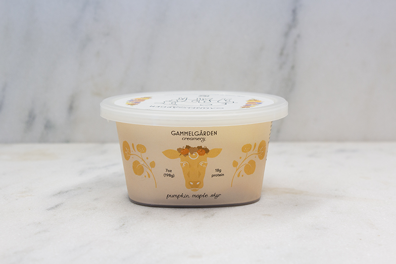 Gammelgarden Creamery Pumpkin Maple Skyr - 7 oz.
